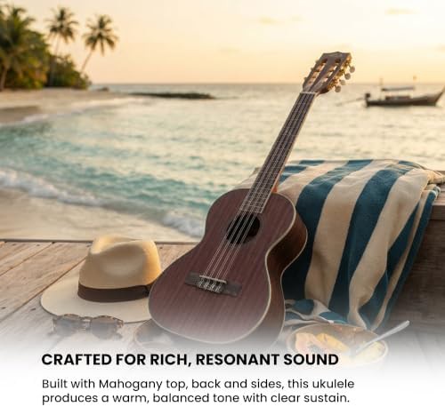 Mahogany 8-string tenor ukulele — photo 5