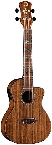 High tide koa concert acoustic electric ukulele