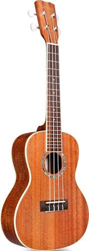 Mahogany Concert Ukulele with Abalone Rosette