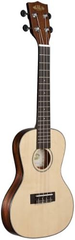 Solid spruce concert travel ukulele instrument