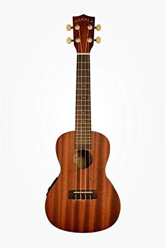 Satin mahogany concert acoustic electric instrument — photo 4