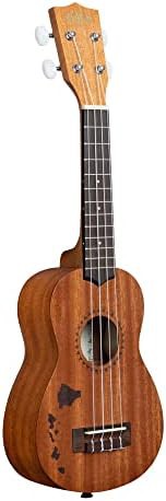 Satin mahogany soprano ukulele with etching — photo 3
