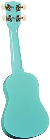 Diamond Head 4 string soprano ukulele turquoise glossy — photo 3