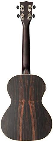 Ebony wood tenor acoustic electric ukulele — photo 4