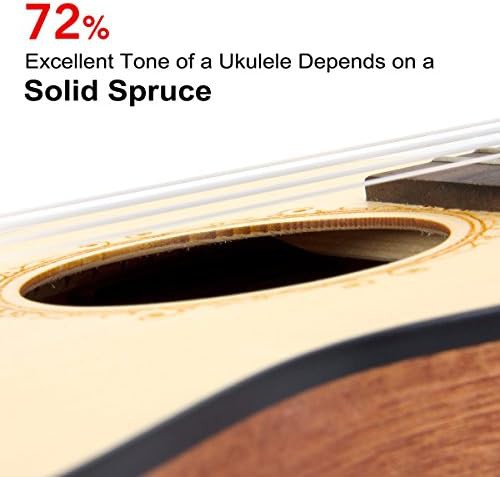 Solid Spruce Top Concert Ukulele — photo 4
