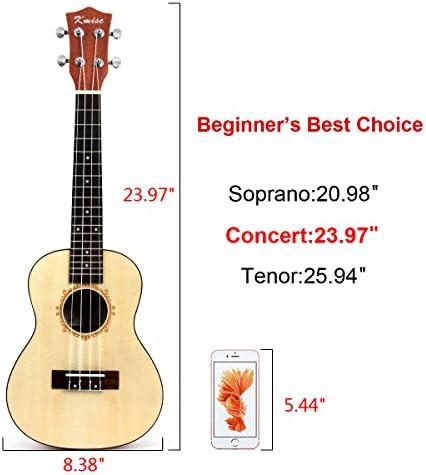 Solid Spruce Top Concert Ukulele — photo 5