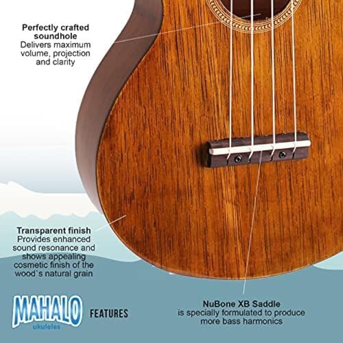 Concert ukulele natural mahogany finish — photo 3