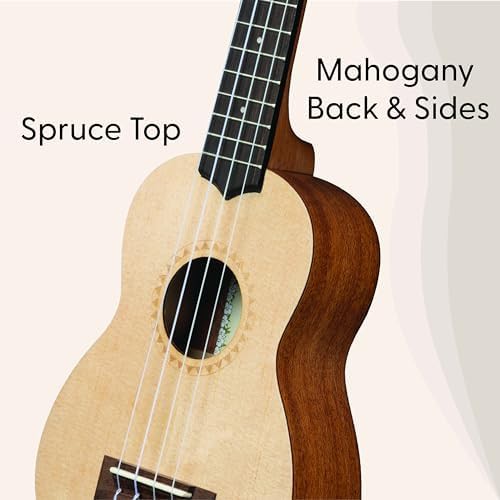 Satin spruce top soprano ukulele — photo 4