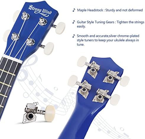 Blue Soprano Basswood Ukulele for Beginners — photo 5