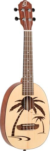 Pineapple Body Spruce Top Ukulele