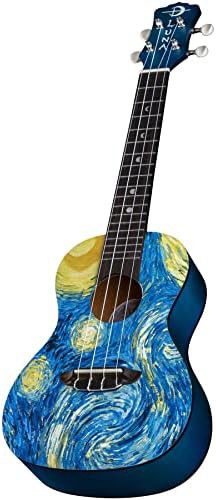Starry night concert ukulele with gigbag — photo 3