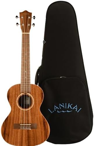 Natural acacia solid top tenor ukulele