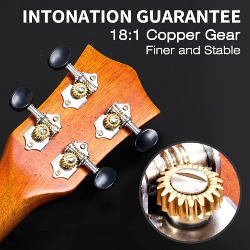 Concert ukulele solid mahogany 23 inch — photo 4