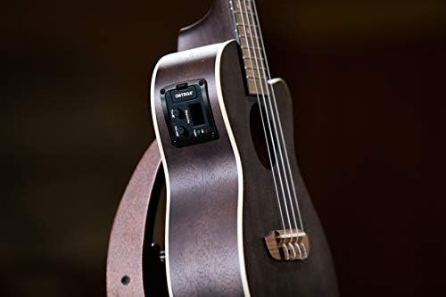 Concert Acoustic Electric Ukulele in Black — photo 5