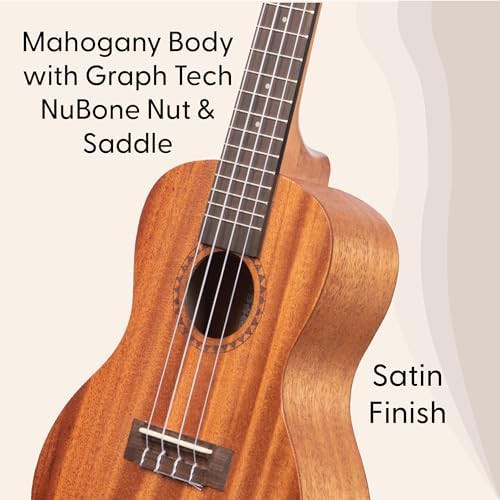 Satin mahogany concert ukulele with rosewood fingerboard — photo 3
