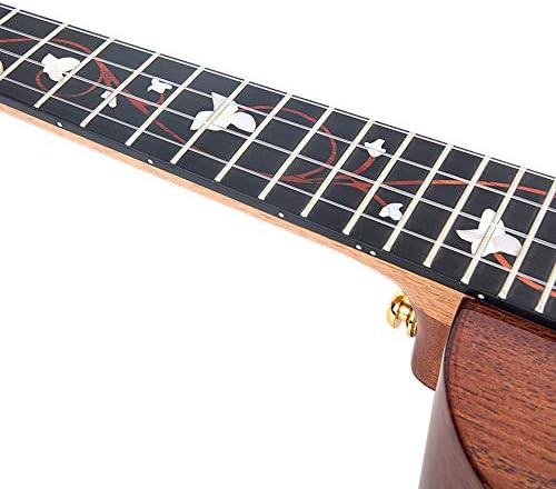 Gloss mahogany cutaway tenor ukulele — photo 4