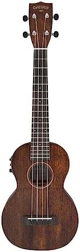 Concert long neck acoustic electric mahogany ukulele