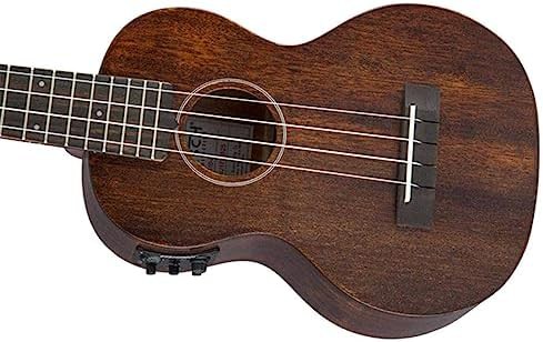 Concert long neck acoustic electric mahogany ukulele — photo 5