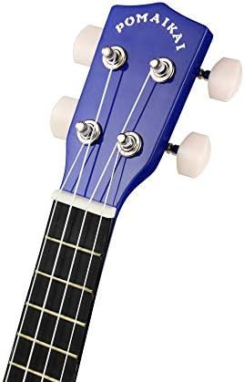 Dark blue wood soprano ukulele 21 in — photo 4