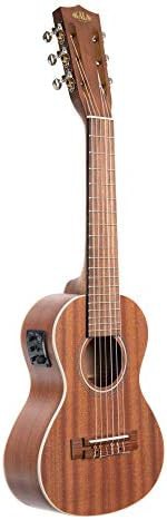 Mahogany acoustic electric guitarlele instrument