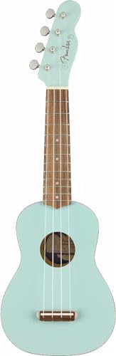 Venice soprano ukulele in daphne blue
