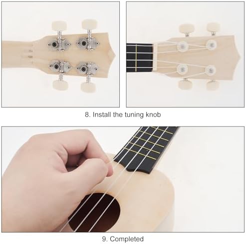 OriGlam 21 inch DIY soprano basswood ukulele kit — photo 5