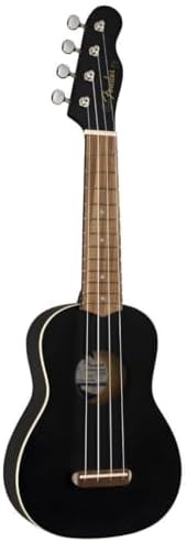 Venice soprano ukulele in black — photo 3