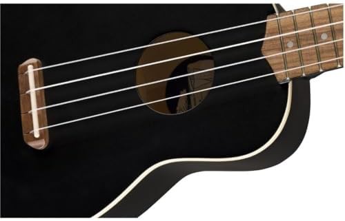 Venice soprano ukulele in black — photo 5