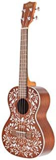 White satin mahogany tenor ukulele — photo 3