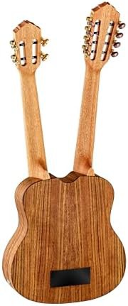 Double Neck Tenor Acoustic Electric Ukulele — photo 3