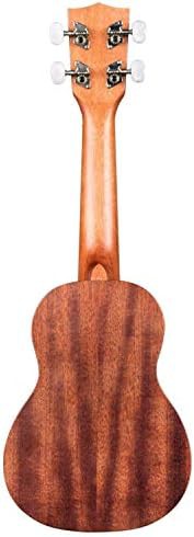 Natural mahogany soprano ukulele bundle — photo 3