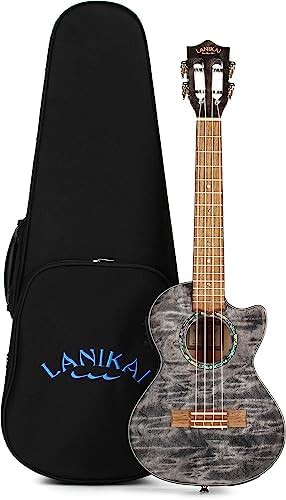 Black Stain Quilted Maple Tenor Cutaway