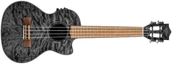 Black Stain Quilted Maple Tenor Cutaway — photo 3