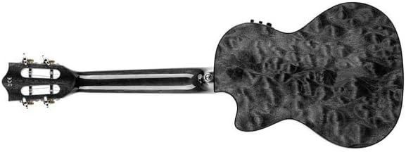Black Stain Quilted Maple Tenor Cutaway — photo 4