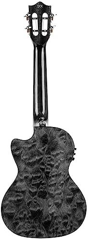 Black Stain Quilted Maple Tenor Cutaway — photo 5