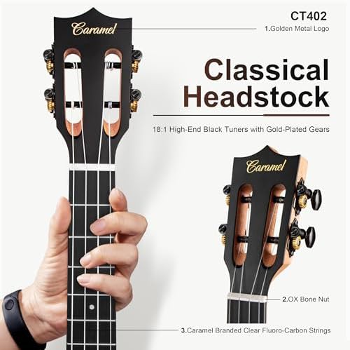 Solid mahogany tenor electric ukulele — photo 3