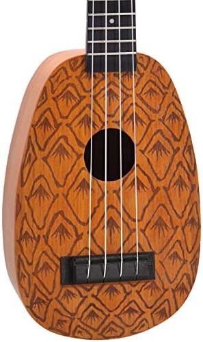 Artist elite soprano ukulele pineapple laser engraved — photo 3