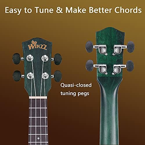 Dark Hunter Green Concert Ukulele — photo 4