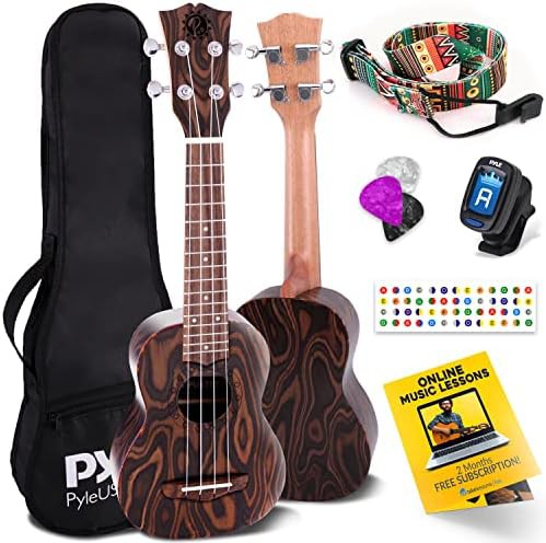 Solid Mahogany Soprano Ukulele Starter Kit