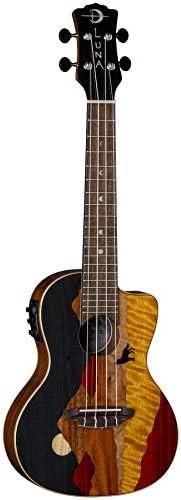 Vista wolf concert acoustic electric ukulele