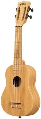 Solid top bamboo soprano ukulele