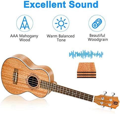 Concert mahogany starter bundle 23 inch — photo 4