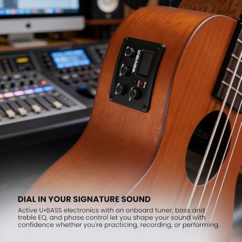 Nomad mahogany acoustic electric U-Bass — photo 5