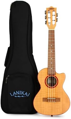 Flame Maple Five String Tenor Cutaway