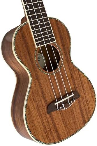 Natural koa tenor ukulele 4-string — photo 3