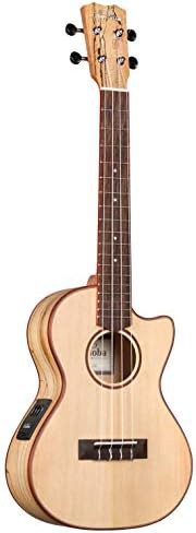 Spruce Top Electric Tenor Ukulele Red
