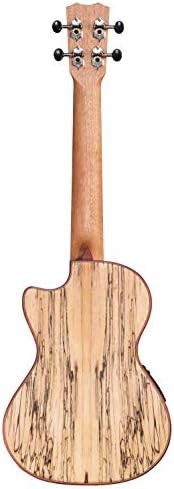Spruce Top Electric Tenor Ukulele Red — photo 3