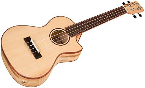 Spruce Top Electric Tenor Ukulele Red — photo 5