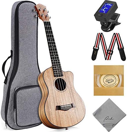 Ranch 26 inch cutaway walnut tenor ukulele