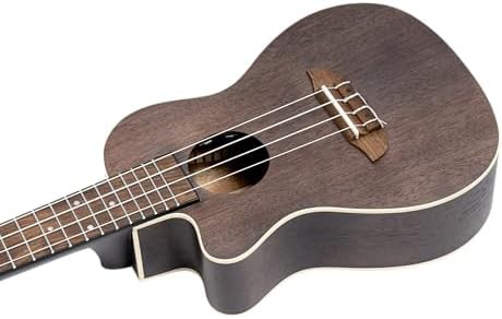 Left Handed Concert Acoustic Electric Ukulele — photo 3